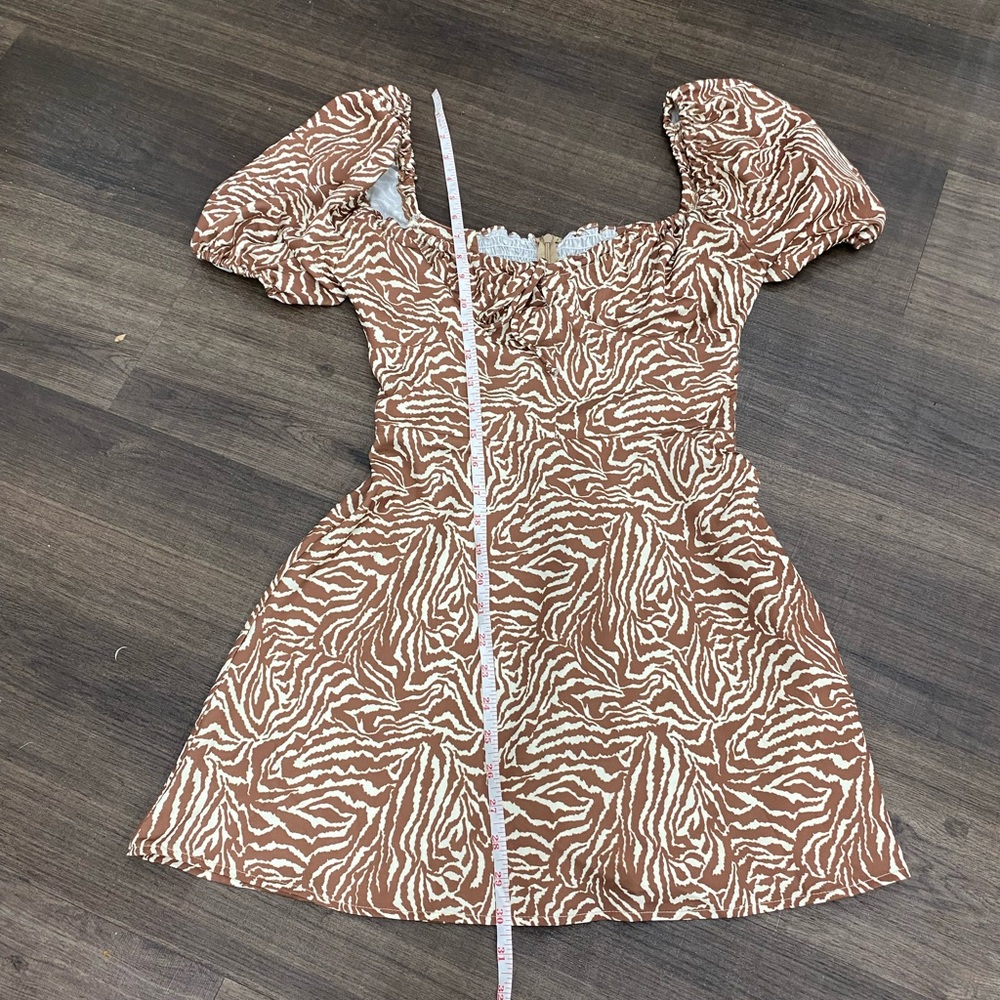 RESA Pink and White Mini Dress - Picture 7 of 10